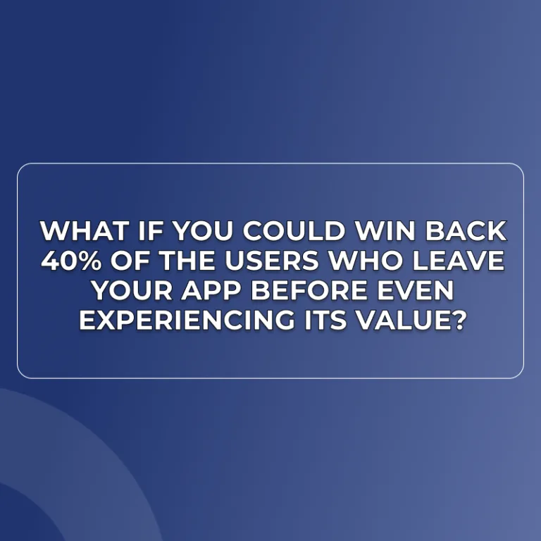 Stop Losing Users at Onboarding: How Progressive UX Can Save 40% of Your Users
